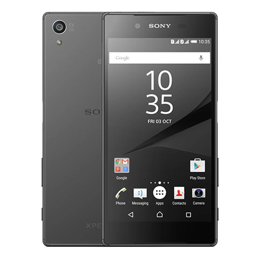 Black Sony Xperia Z5 e6653 открыл мобильный телефон Оперативная память 3 ГБ Встроенная память 32 ГБ 5.2 дюймов GSM WCDMA 4 г LTE Android Восьмиядерный 23mp Камера - Цвет: Black