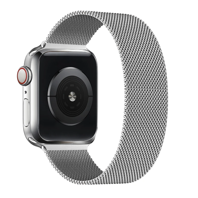 Миланский Браслет Нержавеющая сталь ремешок для наручных часов Apple Watch серии 1/2/3/4