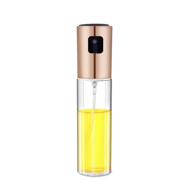 rose gold Anpro 1 шт. кухонная стеклянная бутылка для выпечки оливкового масла спрей масло с уксусом распылитель бутылка для приправ соевый соус пустая бутылка для барбекю салата - Цвет: rose gold