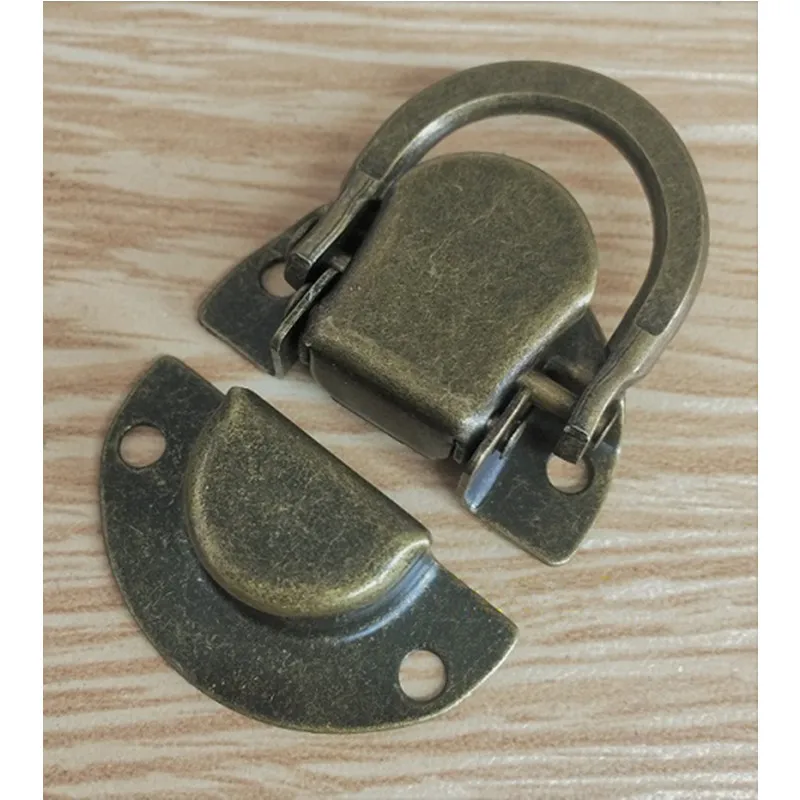 Винтажная железная шкатулка для ювелирных изделий с замком и деревянная