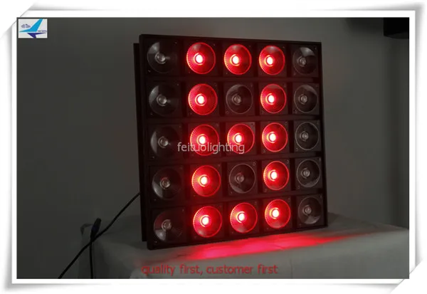 СВЕТОДИОДНЫЙ матричный светильник COB 25*30 Вт RGB мигающий Quad 5x5 бар DJ меняющий цвет