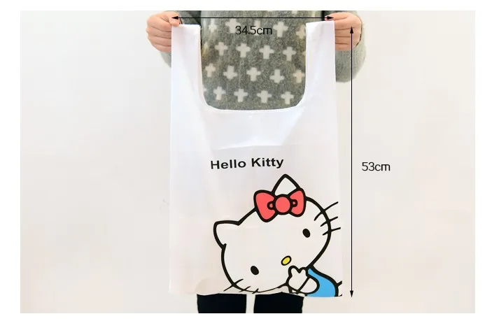 (10 шт./лот) Высокая мода мультфильм большой размер полиэстер портативный складной