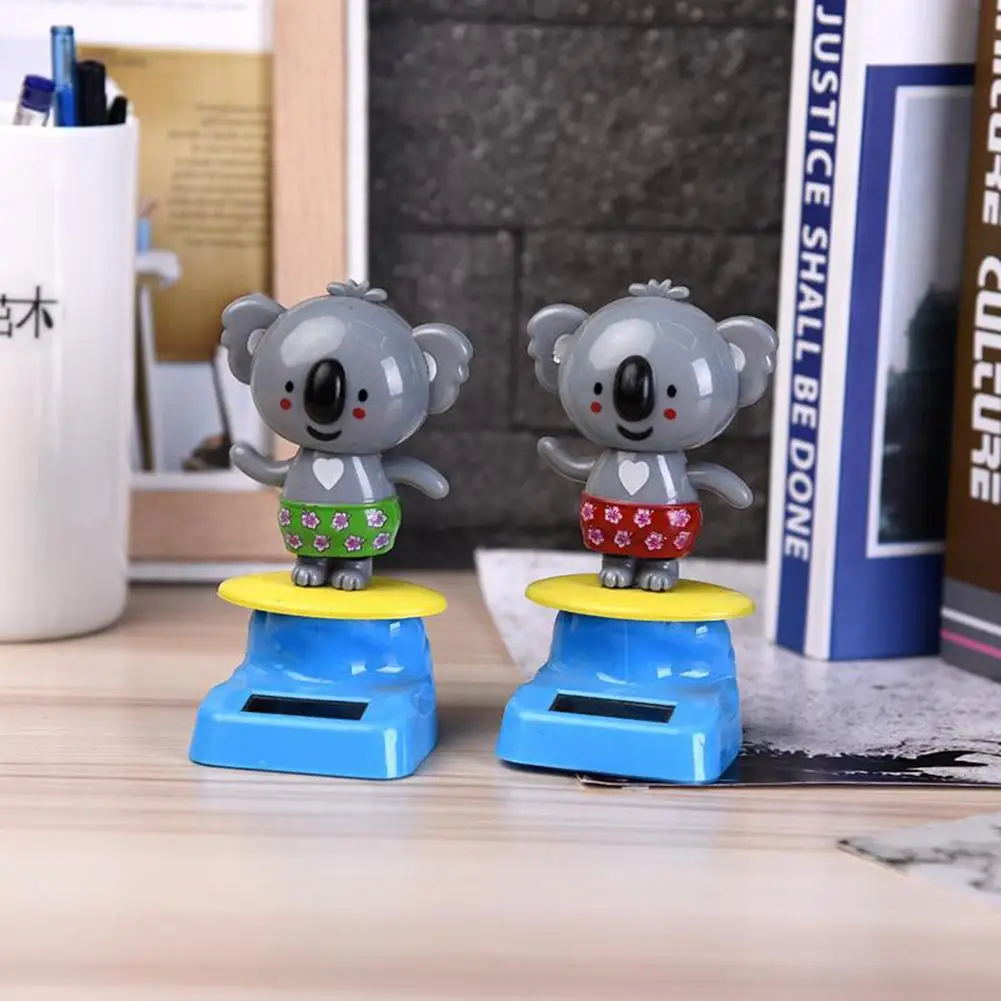 Solar Shaking Head Lucky Cat Innovative Powered Car Decoration Cartoon Doll Dashboard Interior Accessories | Автомобили и