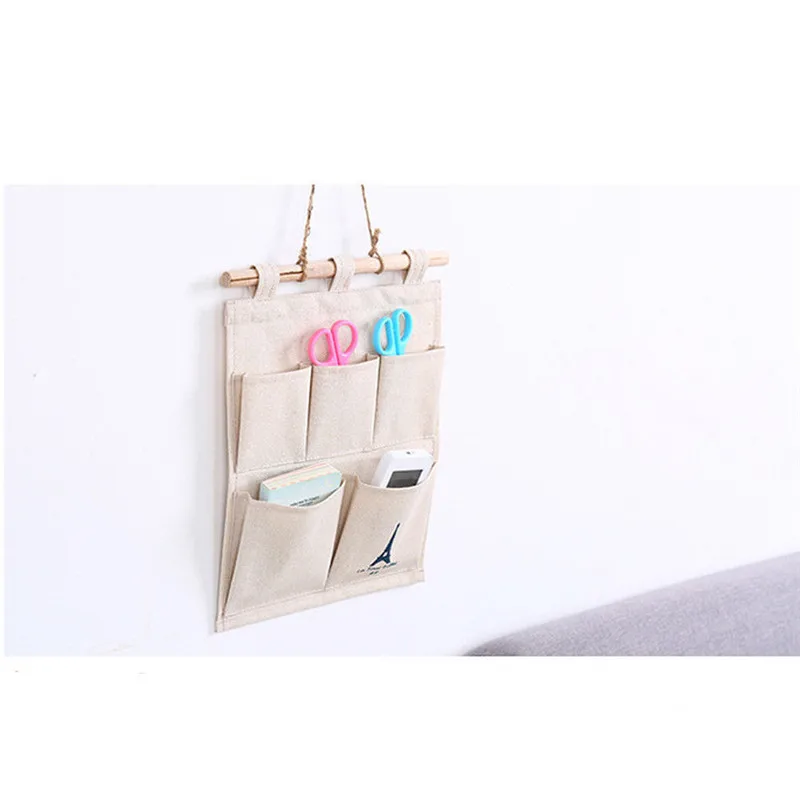 Zakka винтажный настенный подвесной для хранения сумка органайзер Эйфелева