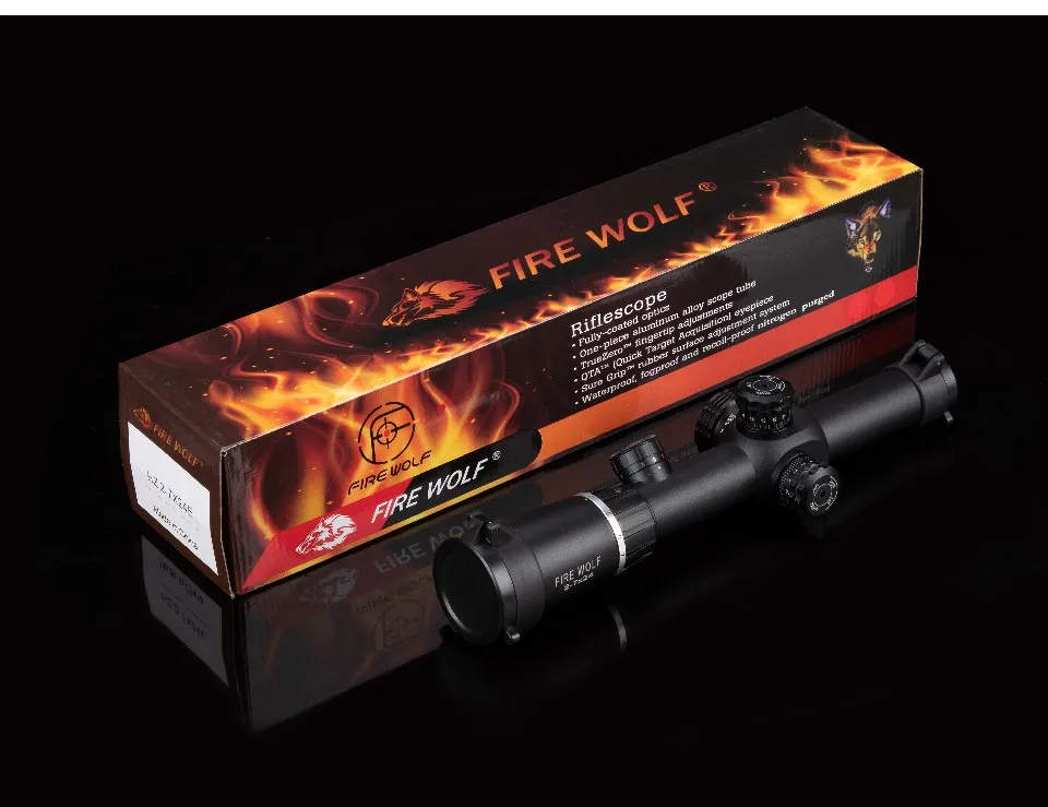 2-7X24 новые Riflescopes прицел охотничья Область ж/крепления