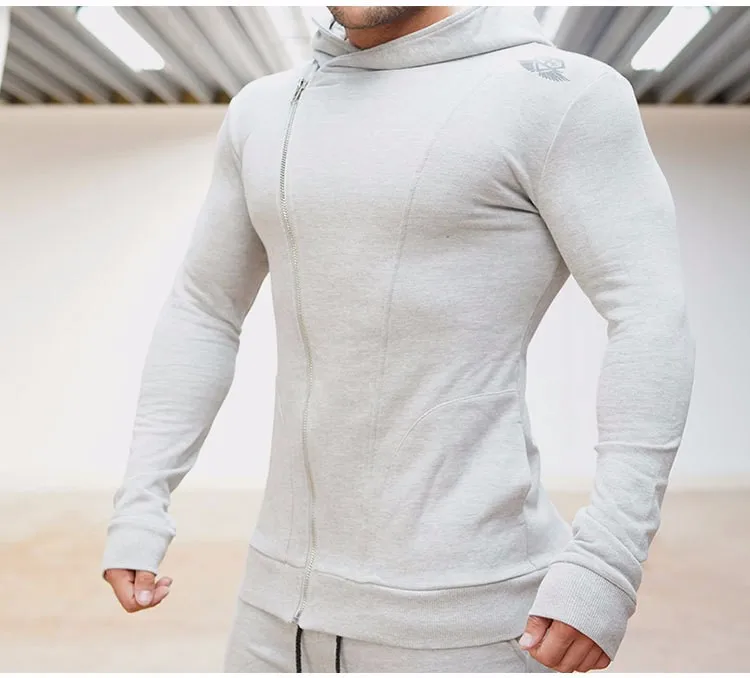 W-14 gray Бренд Shark Bay Gyms, бренд, толстовка, мужские толстовки, зимняя однотонная толстовка с капюшоном, мужская куртка в стиле хип-хоп, пуловер, мужские повседневные спортивные костюмы - Цвет: W-14 gray