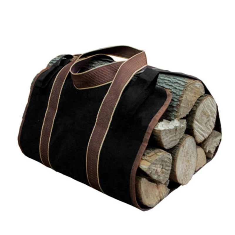 Большой Холщовый дровяная деревянная переноска бревно Кемпинг Открытый