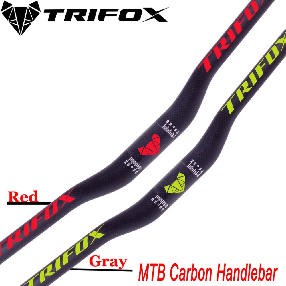 Carbon Fiber Total MTB Bike Riser Handlebars Suitable for 31.8mm Stem 740mmT700 3K matt bicycle handlebar | Спорт и развлечения