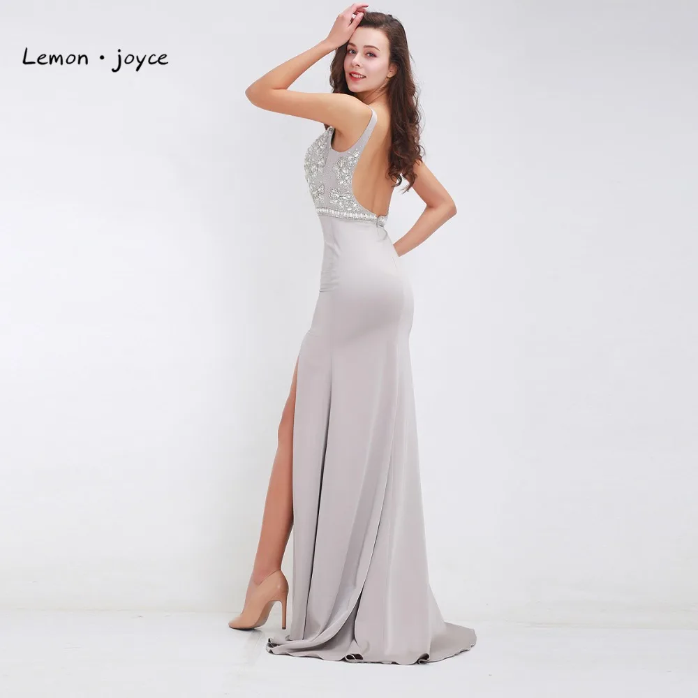 Женское вечернее платье в пол Lemon joyce длинное формальное с высоким разрезом и