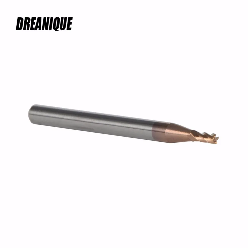 Концевые фрезы из вольфрамовой стали 5 шт./лот 4 с плоской головкой концевые