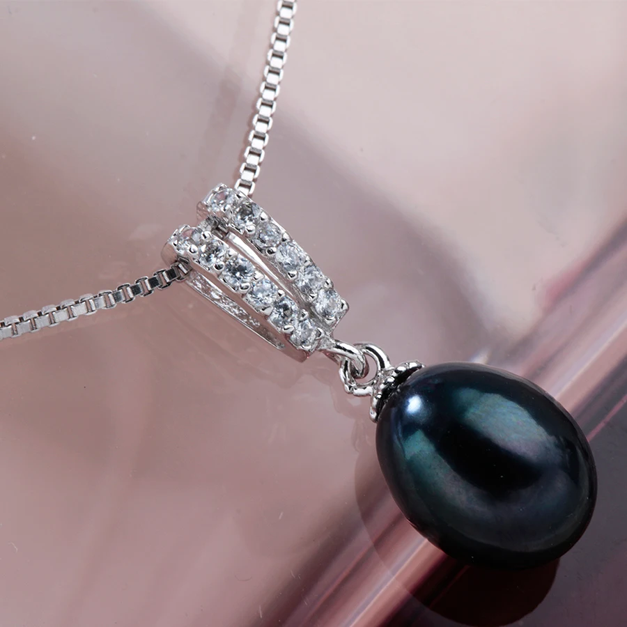 Женское Ожерелье Lindo из натурального пресноводного жемчуга стерлингового