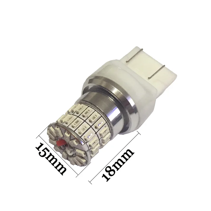 Светодиодная лампа высокой яркости S25 1156 BA15S 1157 BAY15D 48 SMD 3014 4 шт. светодиодный