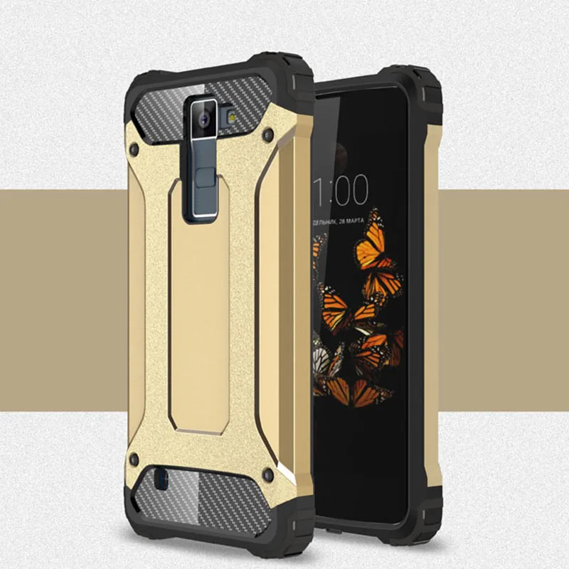Coque 5.0For Lg K8 чехол для Lg K8 Lte Dual Core 4G Phoenix 2 Escape 3 K350n K350 K371 телефона чехол-лента на заднюю панель - Цвет: Golden