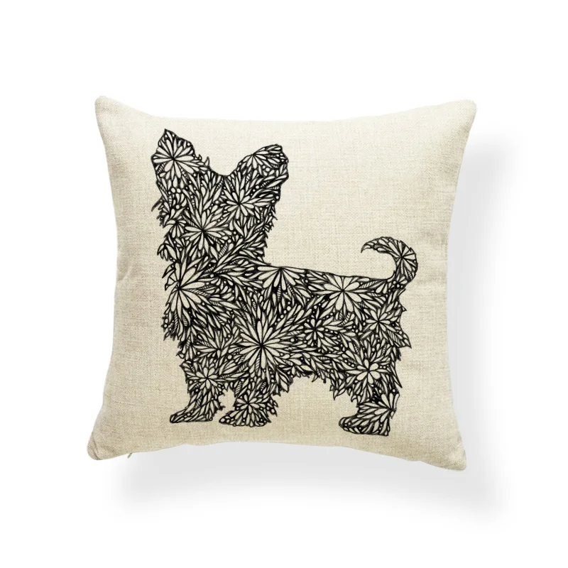 Собака Такса подушки Мопс Грейхаунд Подушка Шнауцер килим Свадьба для дивана