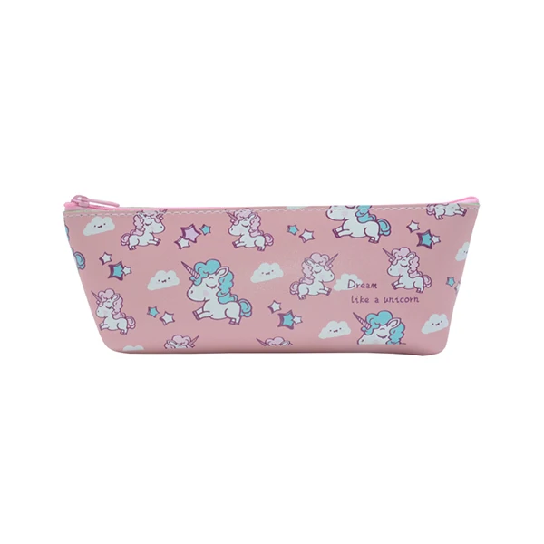 B Единорог пенал из полиуретана школьные принадлежности Kawai kalem kutusu trousse scolaire stylo estuche escolar коробка для ручек и карандашей чехол - Цвет: B