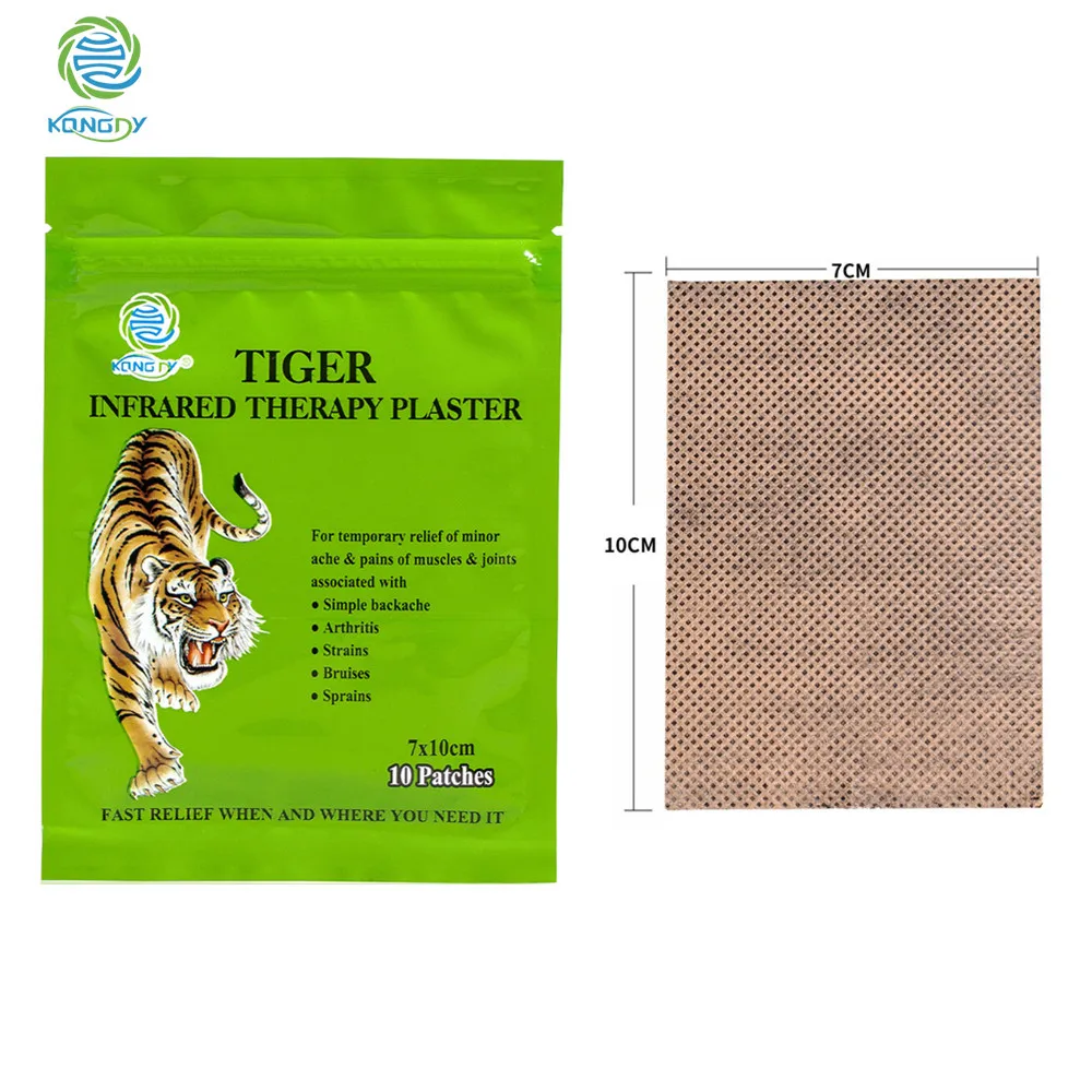 KONGDY челнока 70 штук боль пластырь китайские штукатурка Tiger Balm 7x10 см дышащие