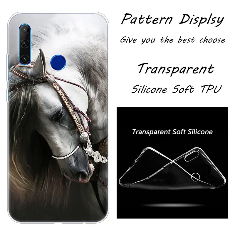 013 Мягкий силиконовый чехол для телефона Hot Horse Running для huawei Honor 20 20i 10 9 8 Lite 8X 8C 8A 8S 7S 7A Pro View 20 Модный чехол - Цвет: 013