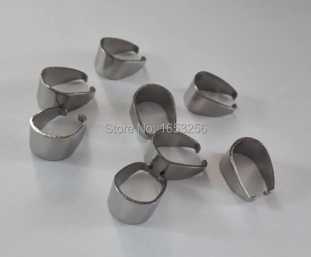 Большая Зажимная застежка 9*11 мм в партии 500 шт. из нержавеющей стали защелка