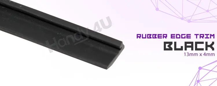 39" 10 M 13mm x 4mm черный резиновый уплотнитель прокладки столб для стекло автомобиля грузовика дверное, оконное уплотнение стеклянного канала