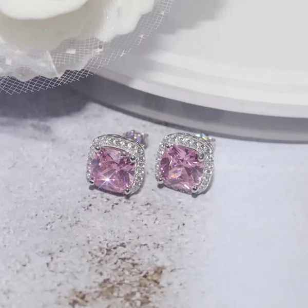 Дизайнерские Модные 925 пробы серебряные ювелирные изделия 3A кубического