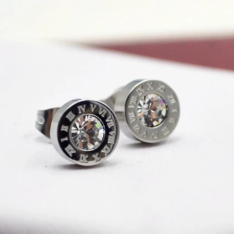 2019 новые высококачественные одиночные круглые хрустальные розовые серьги для