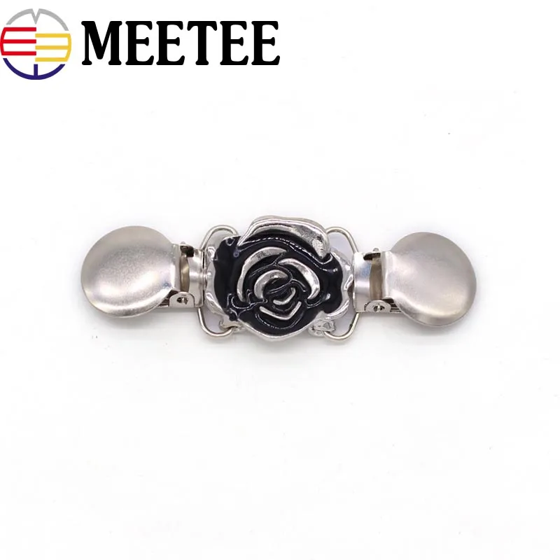 2 шт. Модный цветочный зажим для шали женский мужской свитер кардиган с