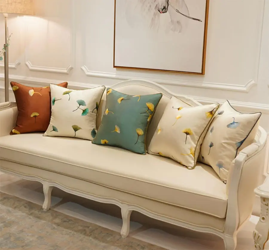 Модная подушка в виде листьев гинкго/Чехол almofadas Для Взрослых Подростков