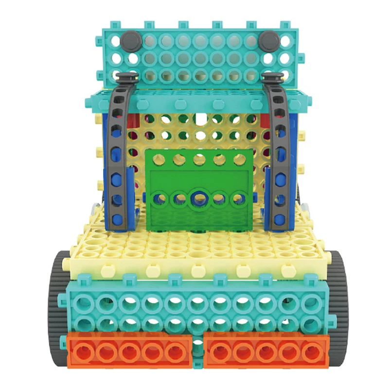 Стебель DIY Грузовик электронный строительный блок развивающий научный