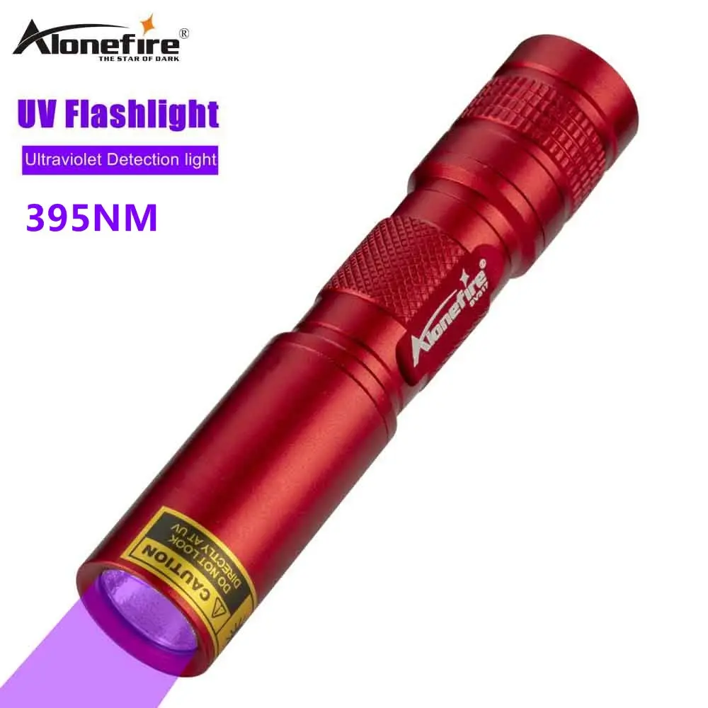 Alonefire SV317 395 нм черная светильник Ф вспышка трафиолетовый детектор мочи пятна