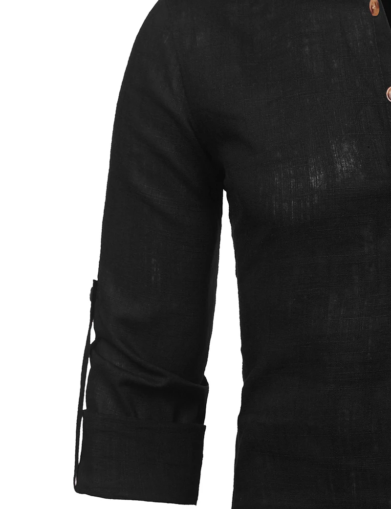Рубашка Мужская льняная с длинным рукавом красная приталенная|linen shirts men|shirt casual