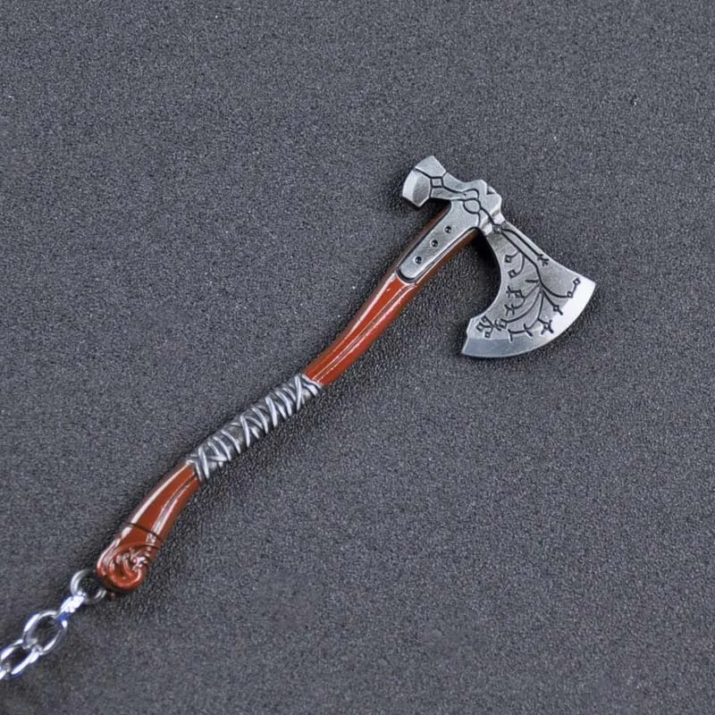 Металлический брелок God of War 4 Leviathan Kratos Guardian Shield Ice Axe Charm подвеска llaveros