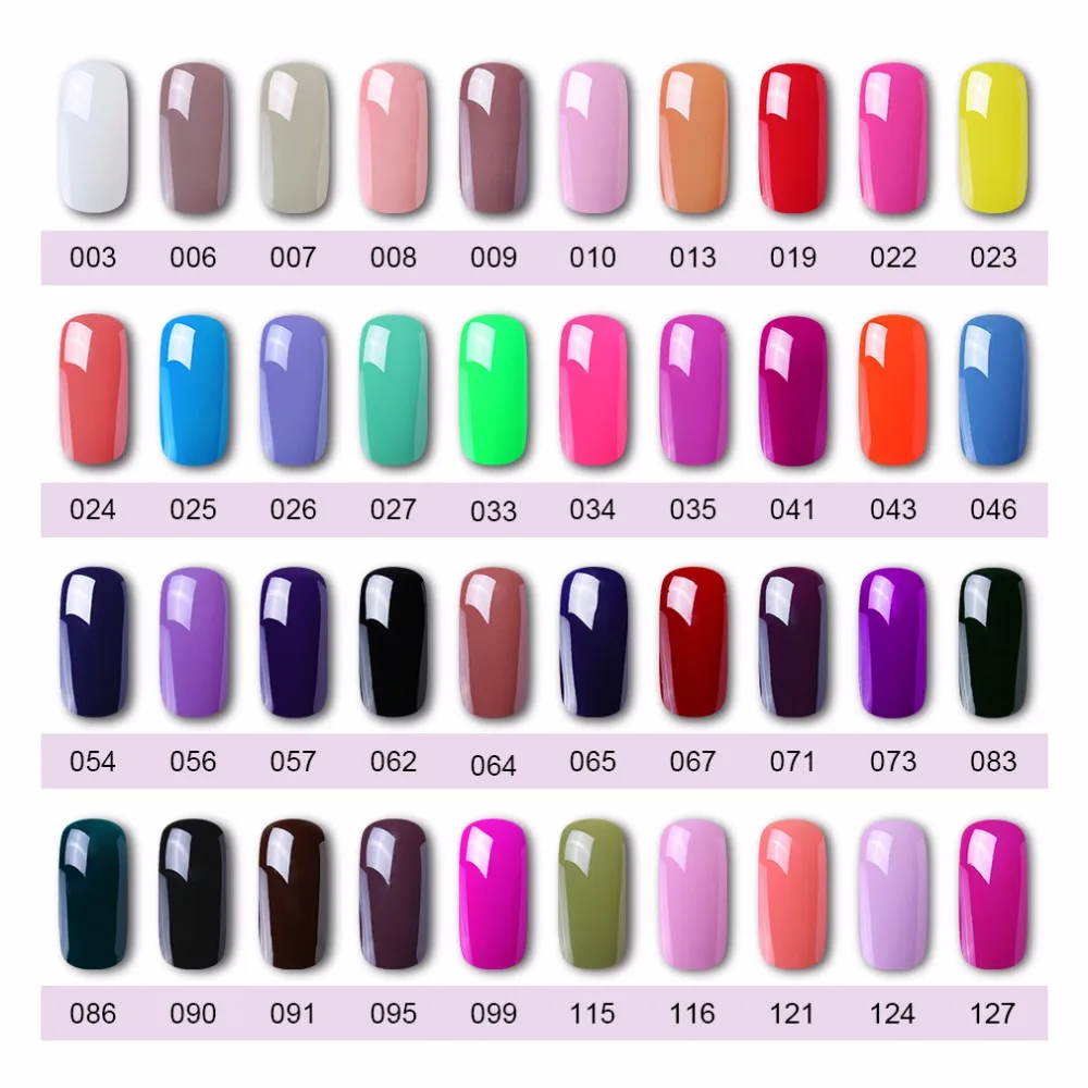 Лак для ногтей HNM 8 мл Классический лак Nagellak Lucky полуперманентный Гель 194 цвета