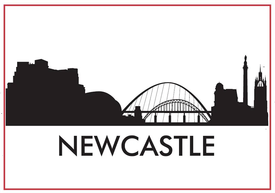 

Tourist Magnets 78*54*3mm Newcastle Skyline Souvenir Fridge Magnets 20450