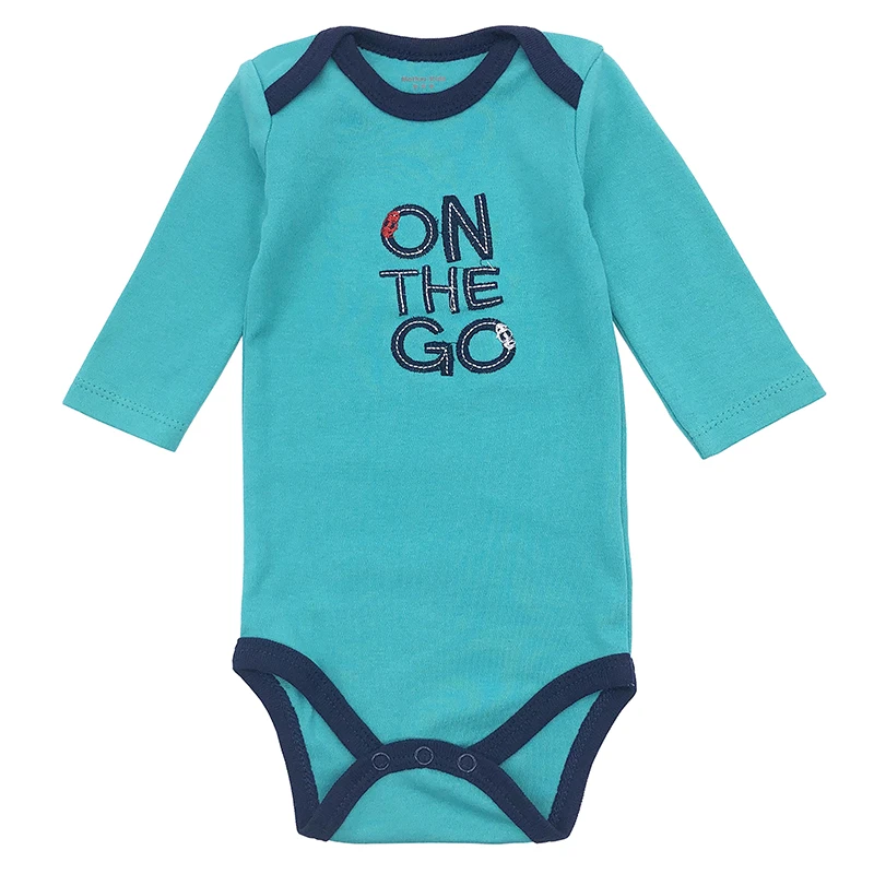 Модная одежда для новорожденных из 100% хлопка боди ребенка мальчика с О образным