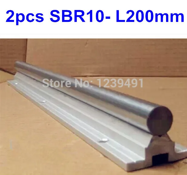 

Free Shipping 2pcs/lot SBR10 L200mm Linear rail cnc parts