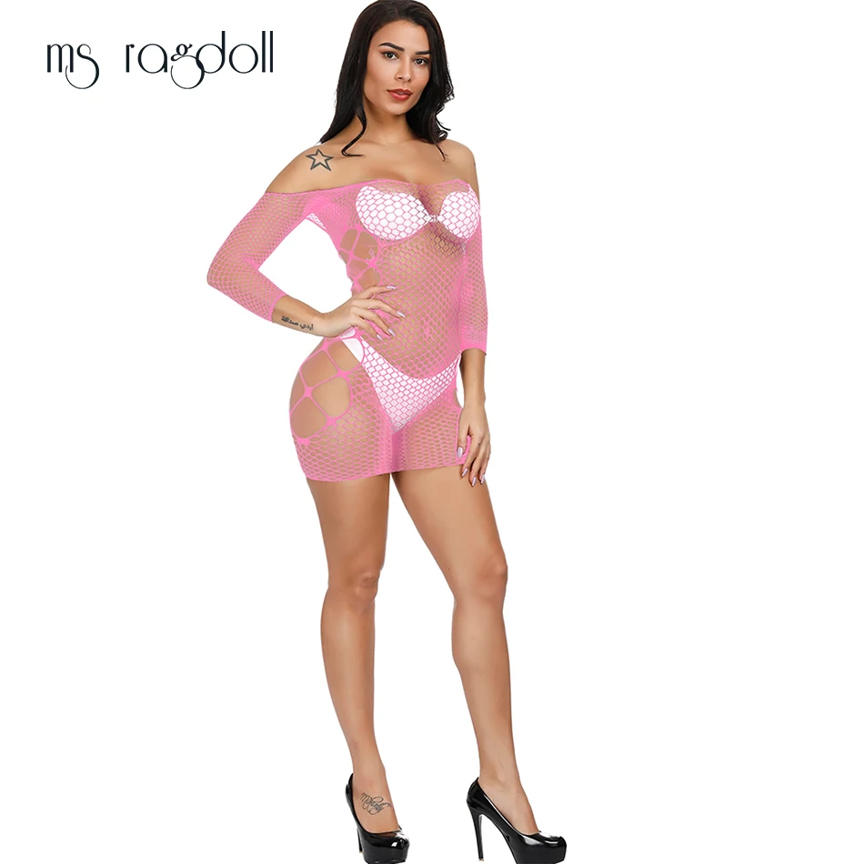 Ms ragdoll нижнее белье в сетку эластичное хлопковое Lenceria сексуальное Сетчатое