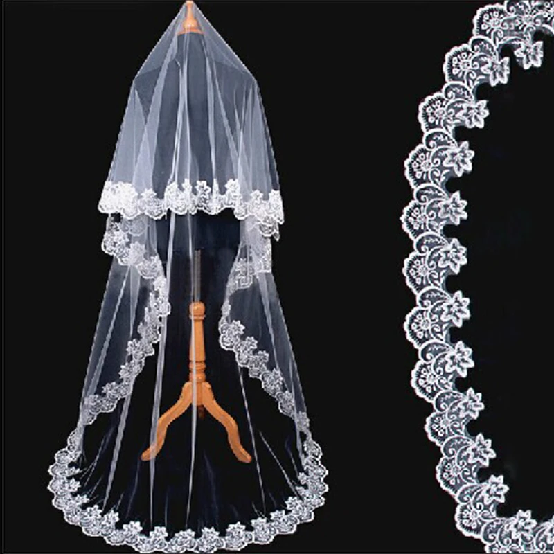 Свадебная вуаль новинка 2017 оптовая продажа 100% реальные фотографии Длинная фата с