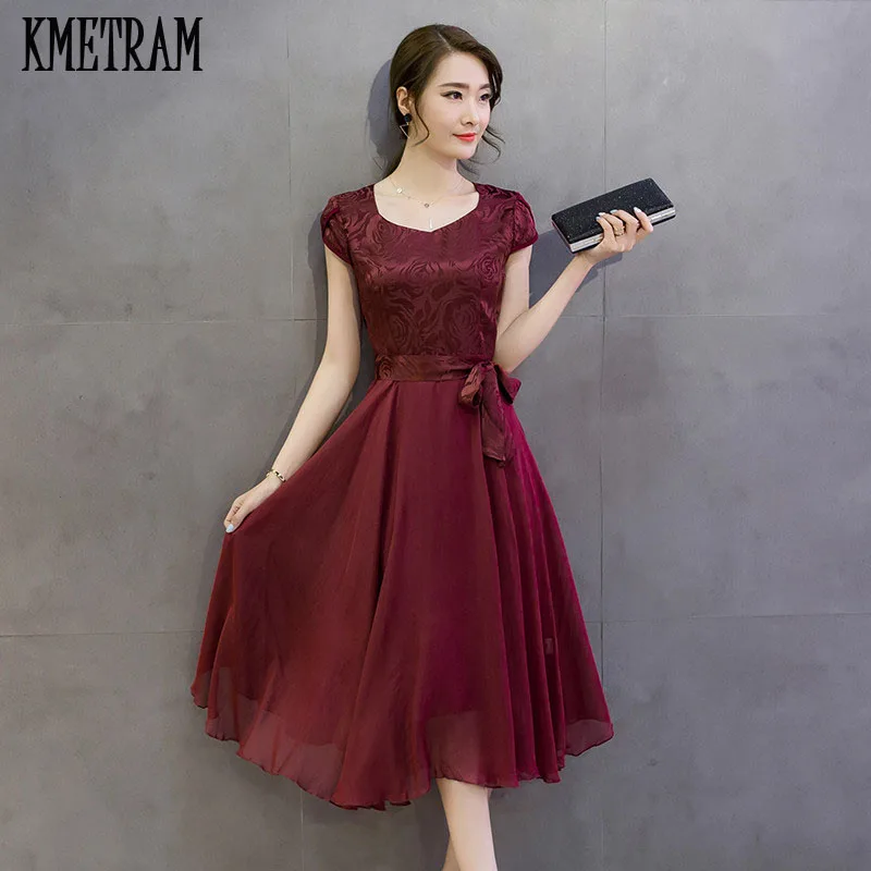 Летнее женское платье 2020 элегантные шифоновые шелковые вечерние платья для