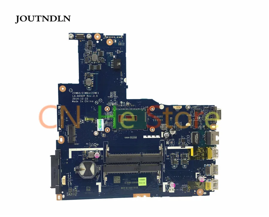 JOUTNDLN для Lenovo B50-80 Series Материнская плата ноутбука ZIWE1 ziwwb3 5B20H33158 LA-B092P ЦП | Компьютеры