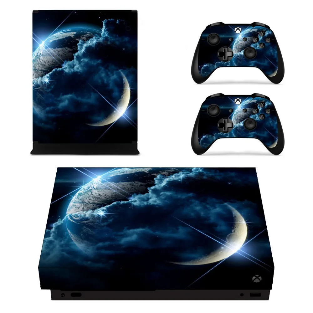 Наклейка звездное небо для Xbox One X наклейка скины наклейки на консоль контроллера