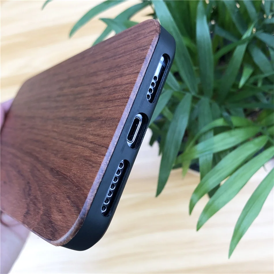 Чехол для телефона iPhone 8 7 6S 6 Plus 5 5S SE роскошный НАСТОЯЩИЙ ДЕРЕВЯННЫЙ силиконовый край плотный чехол для iPhone XS Max XR X 11 Pro максимальный чехол