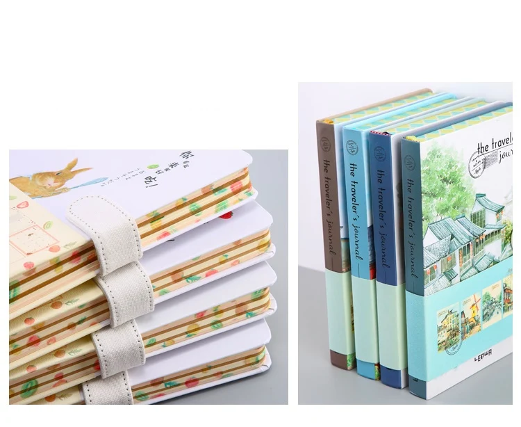 Kawaii A5 Тетрадь Записная Книга в твёрдом переплете дневник планировщик стационарный детская путешественника планировщик журнал школьников Подарочная записная книжка