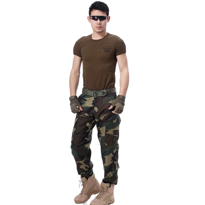 Мужские камуфляжные брюки Мягкие штаны для охоты рыбалки кемпинга скалолазания |