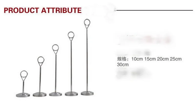 Двухсторонний держатель для карт из нержавеющей стали настольный карт|note cards|cards