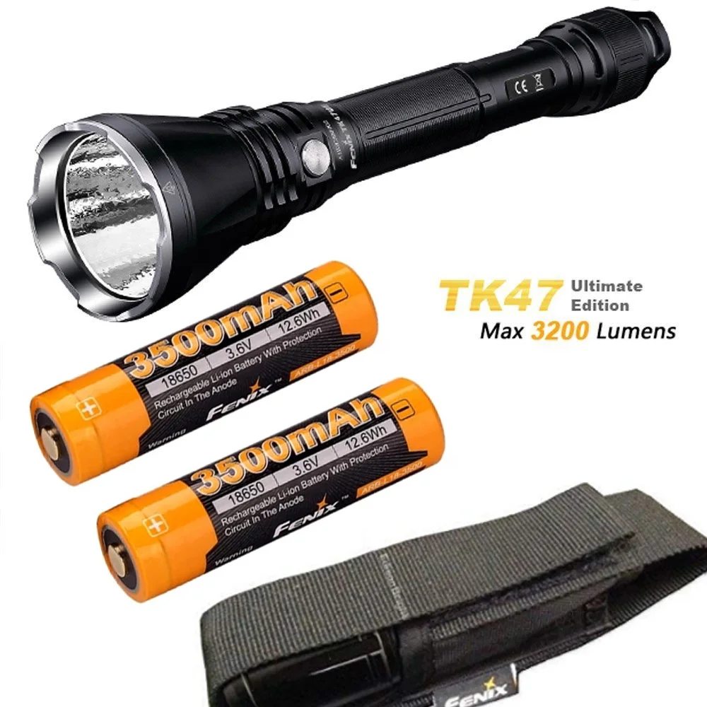 Fenix TK47UE Ultimate Edition 3200 люмен светодиодный тактический фонарь с 2x батареями высокой