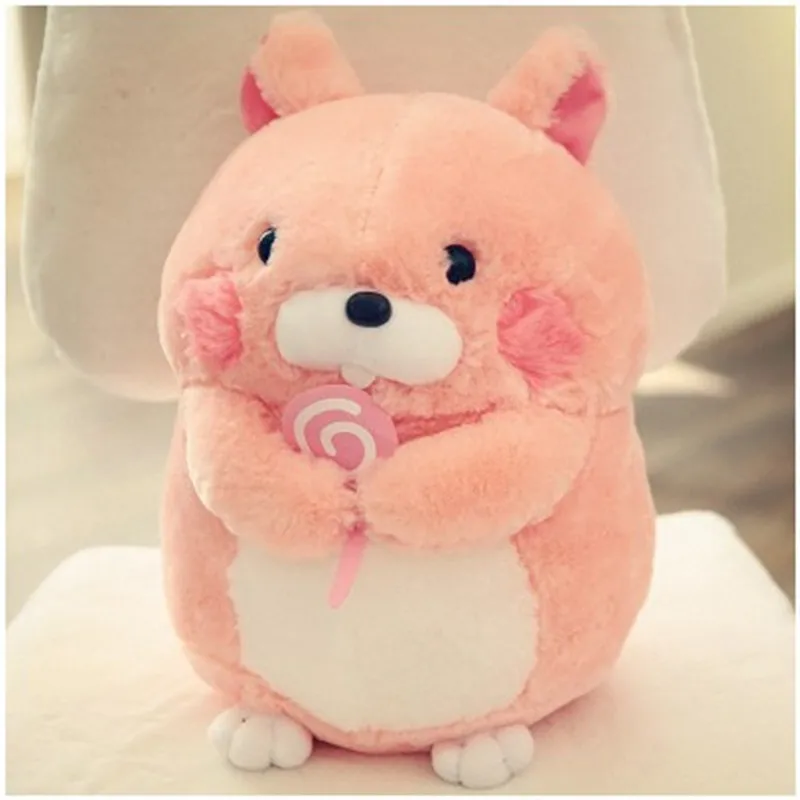 Хомяк kawaii плюшевый милый набитый животные с большими глазами игрушки для детей