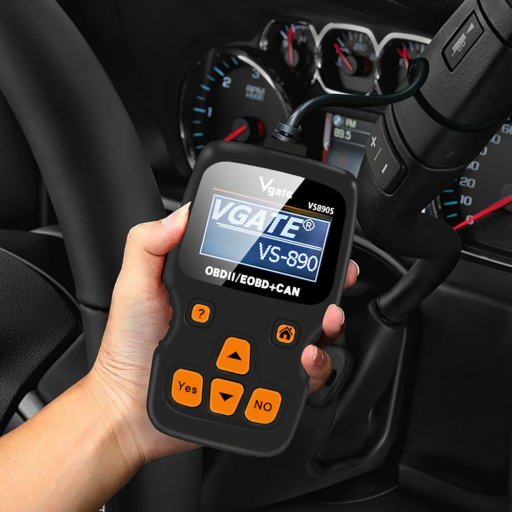 Vgate VS890 VS890S OBD2 сканер VS-890 VOBDII код ридер Поддержка OBD OBDII CAN протоколы 13 языков лучше ELM327