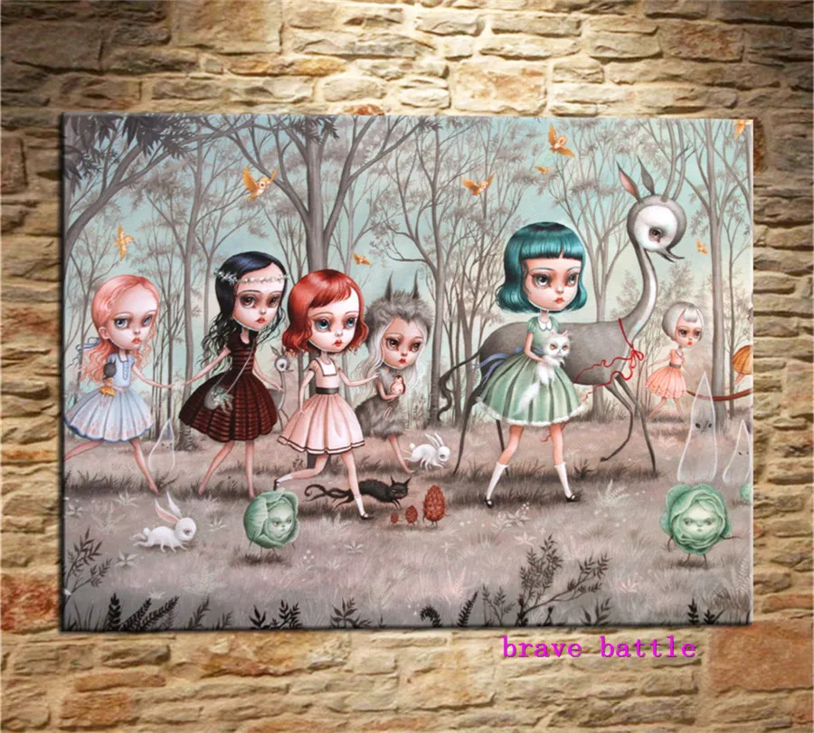 Mark Ryden детский необычный холст для живописи Тёмный мир гостиная спальня домашний