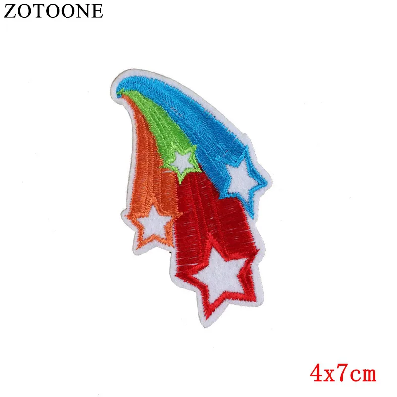 ZOTOONE, 1 шт., нашивка в виде единорога с блестками, сердце, лошадь, набор патчей для вышивки, фрукты, железо, Мультяшные нашивки для одежды, наклейки, детские джинсы - Цвет: 158