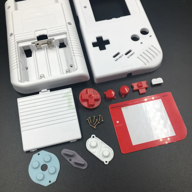 E house для Gameboy Классический белый цвет сменный корпус чехол GB Fat игровая консоль с